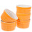 Keramik Backschale Orange 5 Stk 3,5 Zoll 6