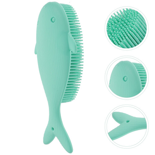 Brosse Silicone Vert Pour Enfant 2