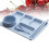 1 Set Weizenstroh Schale Abendessen Tablett Stoßfester Teller 6