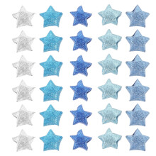 200 Stück Selbermach Sterne Faltpapier Farbig Für Kinder Blau