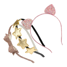 3St Glitters Oren Haarband Bow Accessoires Voor Vrouwen