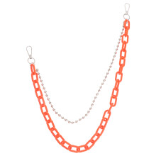 Kettengürtel Handgemachte Perlen Geometrische Hüftkette Orange