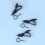 12 Universal Lapel Mikrofon Halterung Eisen Clip Schwarz 4
