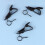 12 Universal Lapel Mikrofon Halterung Eisen Clip Schwarz 8