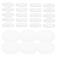 50St Yogurtglas Deckel Für Pudding Milchglas Verschluss Ersatz Aufbewahrung