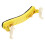 1Pc Durable Rubber Violin Shoulder Pad Simple Design Yellow Portable 8