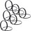 Table Number Holder Clamp 6 Schwarz Metall 1