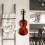 Violine Wandhalter Set 5