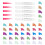 100Pièces Protège- En Caoutchouc Multicolores Usage Animal 10