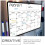 Tableau Magnétique Pet Effaçable Pour Organisation 6