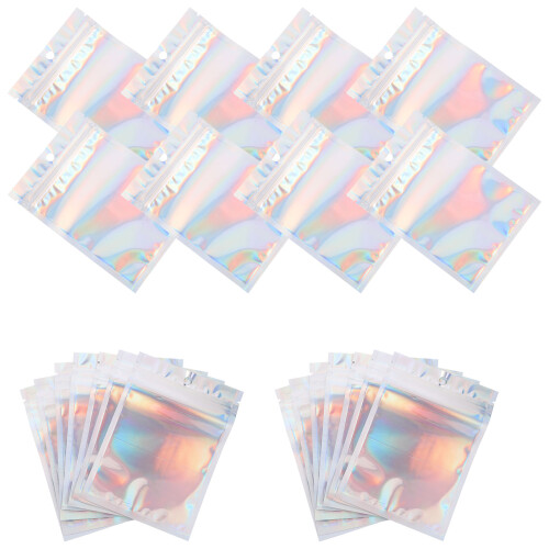 100Stk Schmuckverpackungsbeutel Mit Reißverschluss Größe 1