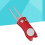 Golf-Divot-Tool Zubehör Rot Aluminium Golfer Training 1 8