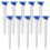 10 Golf-Tee Marker Mit Halter Und Figur Weiß 4