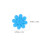 Raindrops Blumenform Marker Bunt 24 0,8*0,8*0,4 Zoll 5