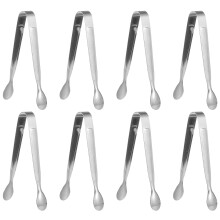 8Stk Edelstahlzangen Für Handtücher Eiswürfel