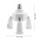 Light Bulb Splitter E27/E40 Zu 3-In-1 E27 Leuchtenfassung Adapter 3