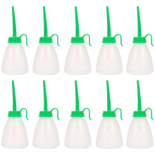 20Stück Leere Kunststoff Ölflasche Mit Langem Hals Für Nähmaschinen
