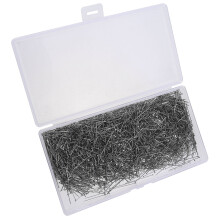 2000 Satin Büroklammern Für Schmuck Basteln Silber