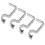 Curtain Rods Brackets Einfache Montage 2 Paar 5