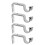 Curtain Rods Brackets Einfache Montage 2 Paar 9