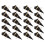 50St Party Papier Cake Cones Mit Hanfseil 4