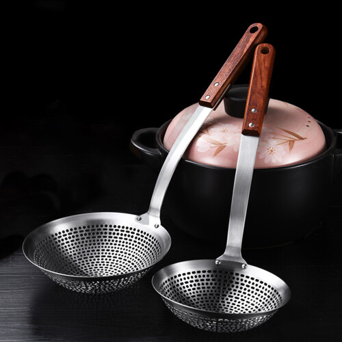 Abschäumerfilter Löffel Mit Holzgriff Für Hot Pot 2