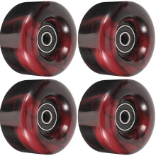 4Stk Pu Rollschuhrollen Für Outdoor Skateboard Set