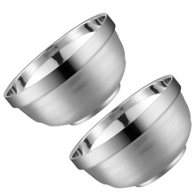 2Stk Salatschüsseln Doppelschüssel Für Schnellnudeln (13cm)
