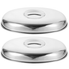 Patty Mikrowellenabdeckung Für Dampfgarer Deckel 23,3 X 16 Cm Silber