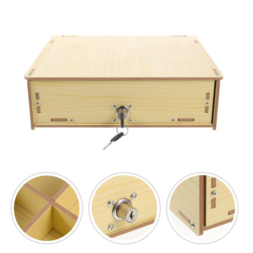 Support À Monnaie En Bois Beige Multifonction Pour Commerce 2