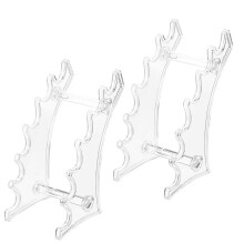 2Stk Stilvolles Acryl Display Rack Transparent Für Eyeliner Und Stifte