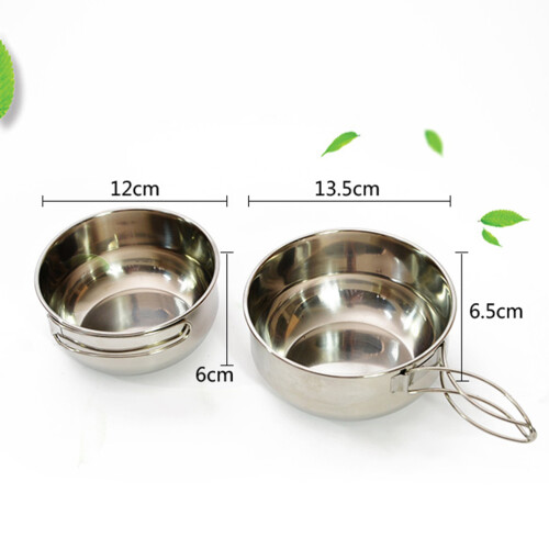 1 Set Faltbare Schüssel Mini Besteck 1