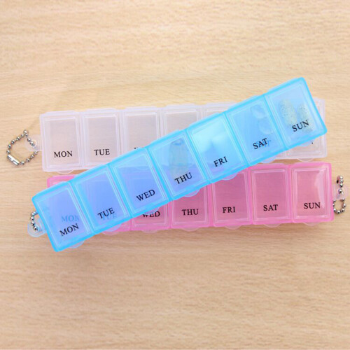 Generic 2Stk Apothekerweiße Medizinbox 2