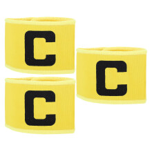 3St Portable Captain Bands Fußball-Armbinden Elastisch