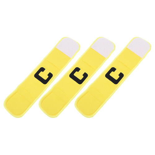 3St Portable Captain Bands Fußball-Armbinden Elastisch 1