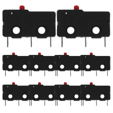 10St Elektrogeräteschalter Schwarz Ppa+Eisen