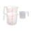 3Stk Back Messbecher Transparent Kunststoff Flüssigkeiten Messen 8