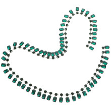 Tassel Kette Strass Legierung