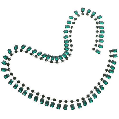 Tassel Kette Strass Legierung
