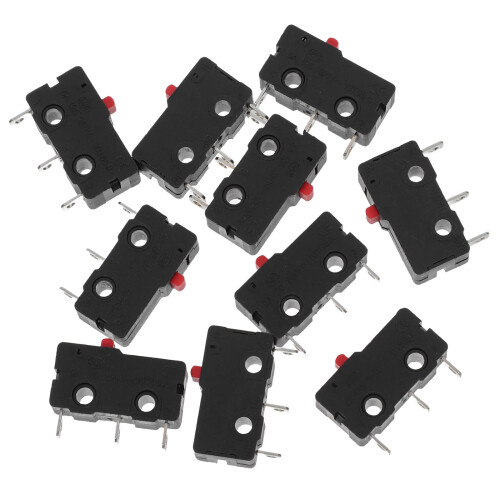 10St Elektrogeräteschalter Schwarz Ppa+Eisen 2
