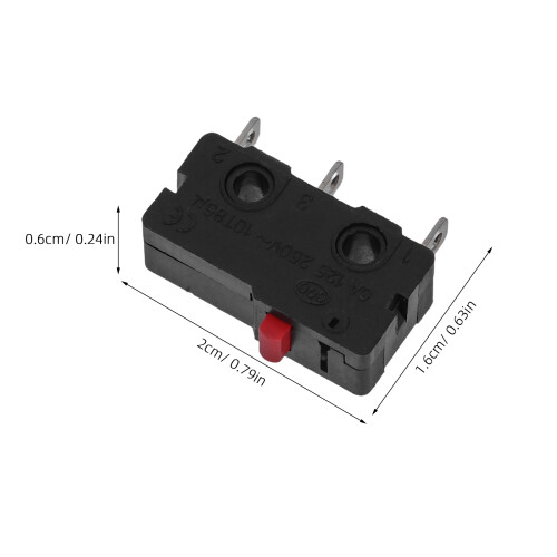 10St Elektrogeräteschalter Schwarz Ppa+Eisen 1