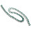 Tassel Kette Strass Legierung 9