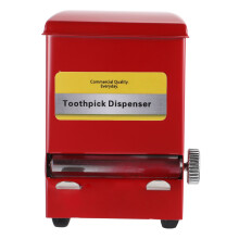 Zahnstocherhalter Rot Retro Dekor