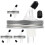 Ölflaschen Ausgiebehilfe Silber 4 Sets 5
