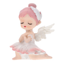 2Stk Ballett Harzfigur Rosa Für Schreibtisch Und Zuhause