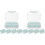 2 Sets Mehrfachfach-Medikamentendispenser Tragbarer Organizer 4