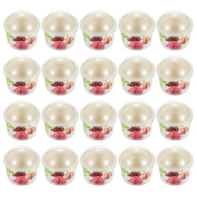 100Sets Bunte Papier Dessertbecher Mit Deckel Für Eis Und Pudding