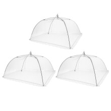 Mesh Lebensmittel Schutzabdeckung Weiß 3