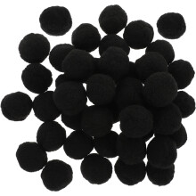 50 Mini-Pompons Nähzubehör Plüschkugeln Für Hüte