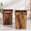 Dekorative Holzoptik Großvolumig Kunststoff 3